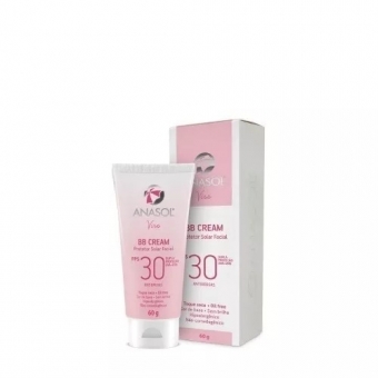 Protetor Solar Anasol CC Cream Facial Antirrugas FPS 30 60g