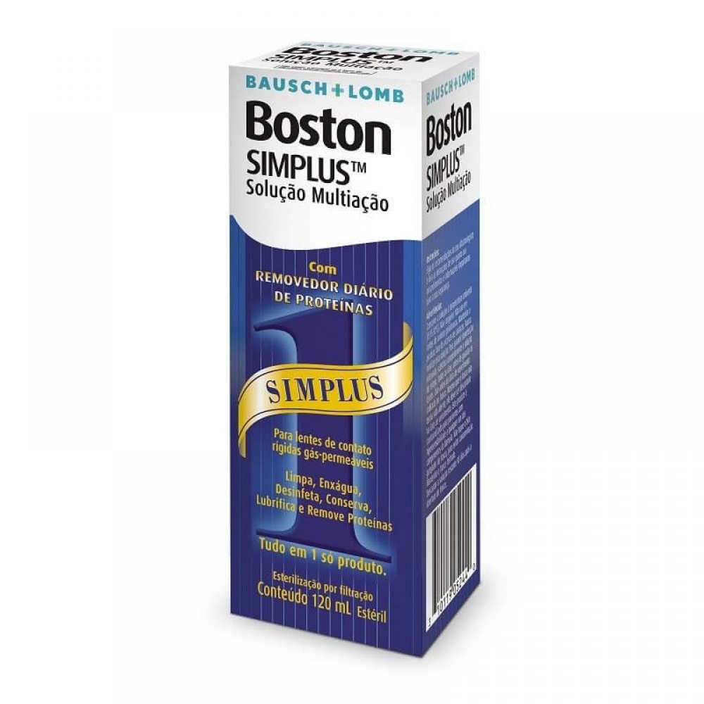 Boston Simplus Solução Multiação com 120ml - Padrão