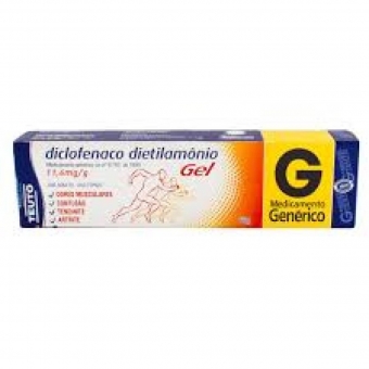 Diclofenaco Dietilamônio Gel 60g - Teuto - Genérico