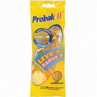 Aparelho de Barbear Probak II Leve 7 Pague 5 Unidades